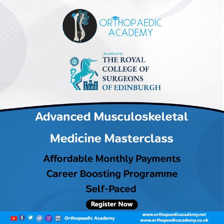 Advanced Musculoskeletal Medicine Masterclass