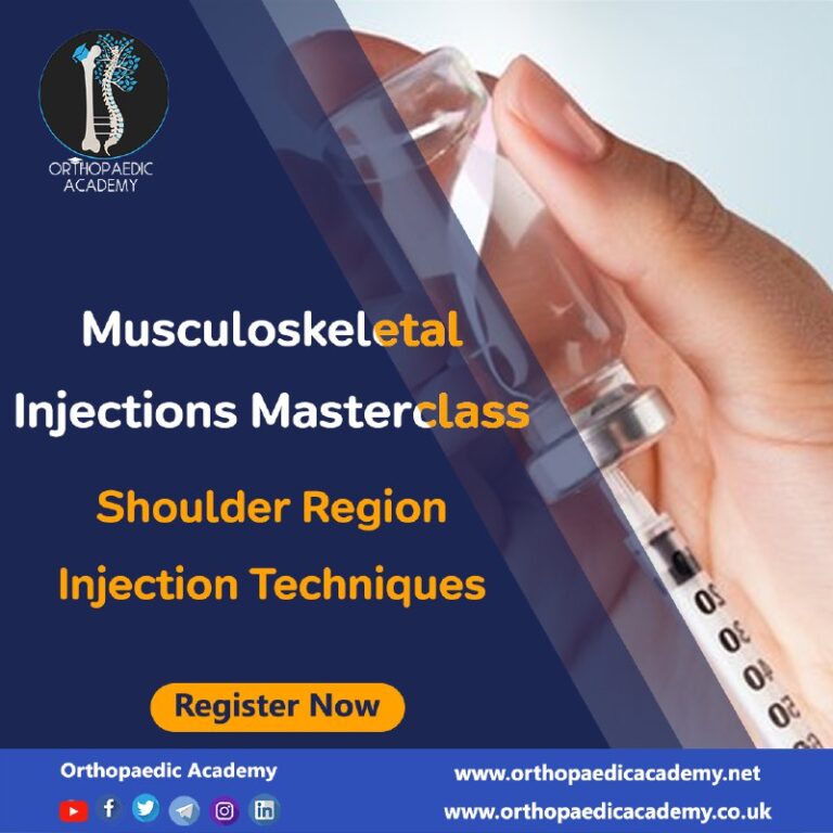 Musculoskeletal Injections Masterclass<br>Shoulder Region Injection Techniques